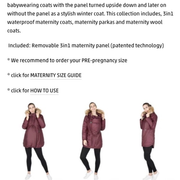 Womens grey metallic maternity jacket xl - Picture 2 of 9